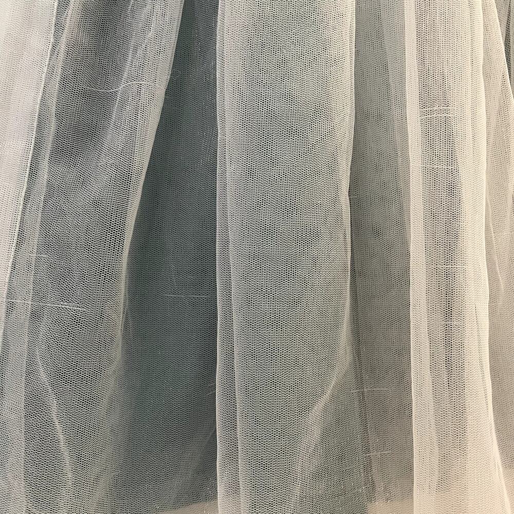 Mini Boden Jersey Tulle Mix Dress Party Twirl Trip Tropical Rain Green 4-5 Years - Picture 9 of 14